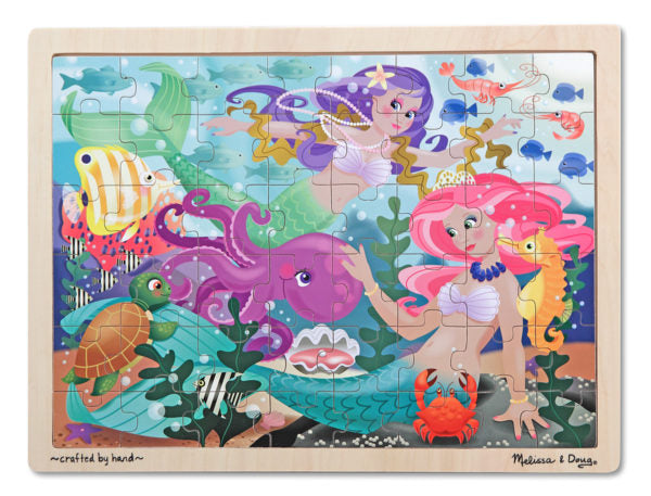 Mermaid Fantasea Wooden Jigsaw Puzzle (48Pc)