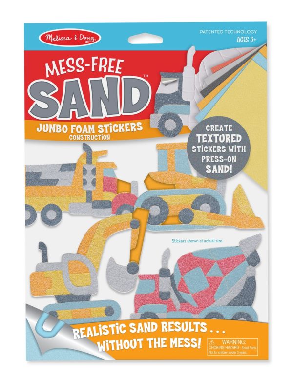 Mess Free Sand Stickers – Construction
