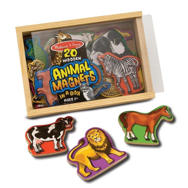 Magnetic Activities Wooden Animal Magnets
