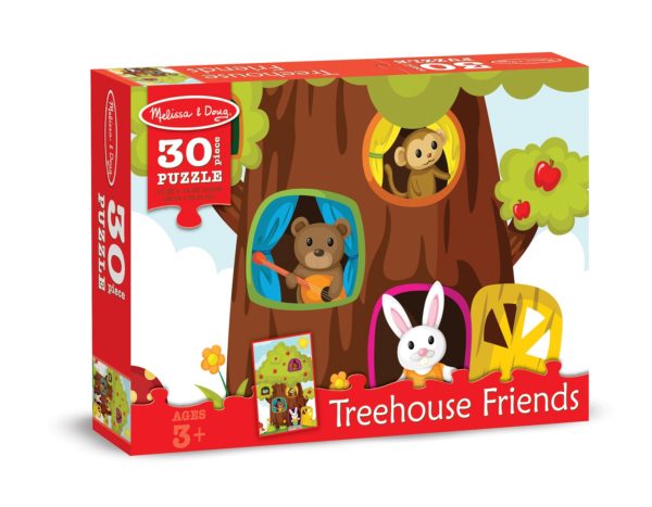 Treehouse Friends Cardboard Jigsaw Puzzle (30 Pc)