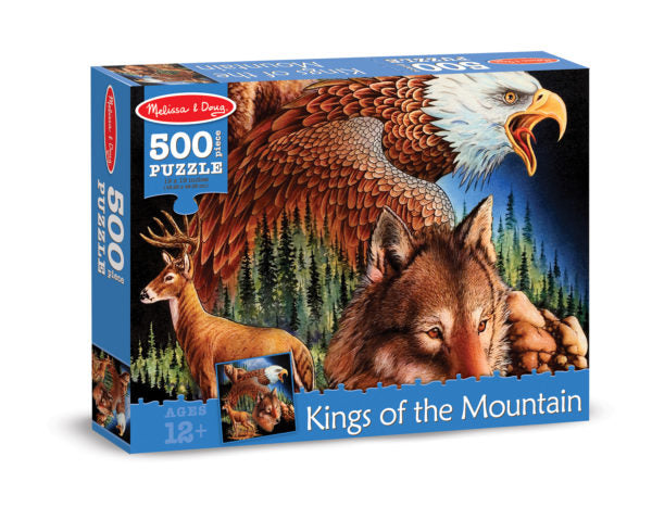 King Of The Mountain 500 Pc Cardboard Jigsaw Puzzle
