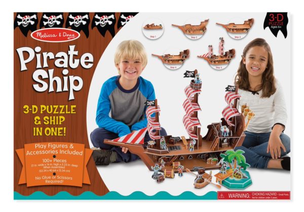 Pirate Ship 3d Puzzle