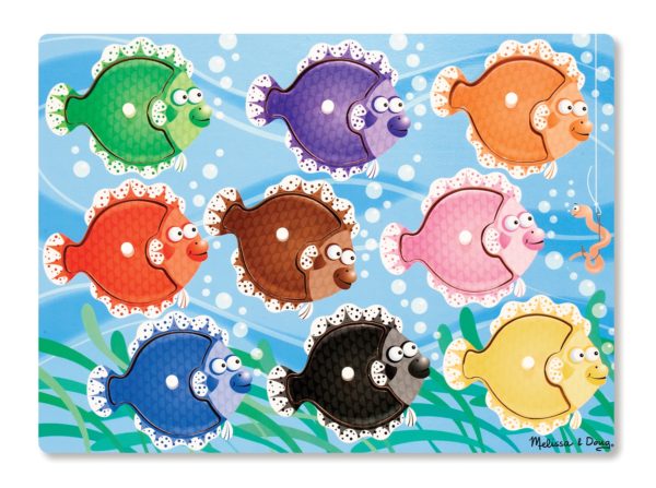 Colourful Fish Peg Puzzle