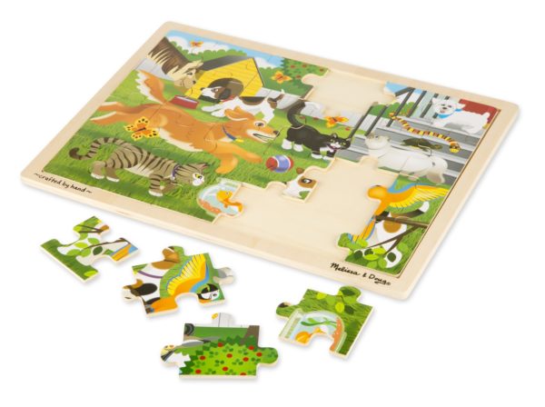 Pets - Wooden Jigsaw Puzzle 24 Pc