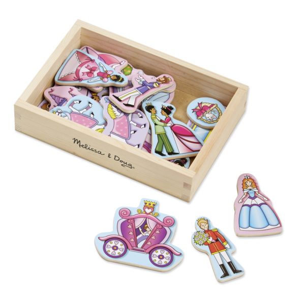Magnetic Activities Wooden Princess Magnets