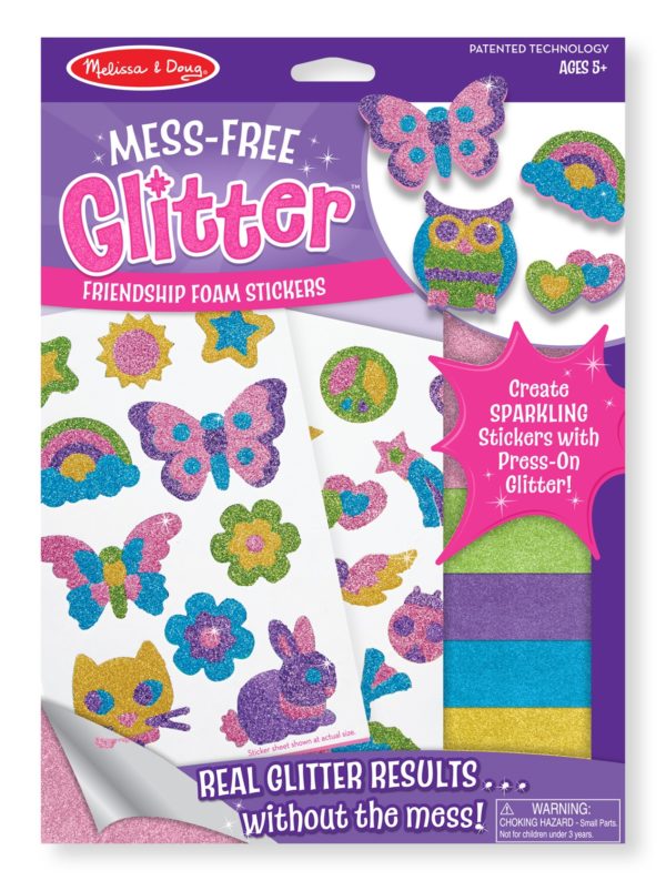 Friendship Foam Stickers – Mess Free Glitter
