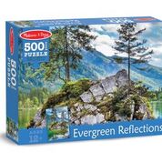 Evergreen Reflections Cardboard Jigsaw Puzzle 500 Pc
