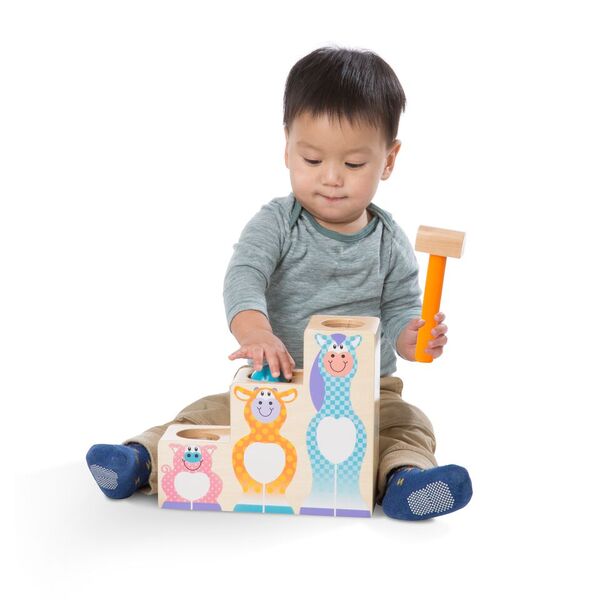 Pound and Roll Stairs - Baby Toy