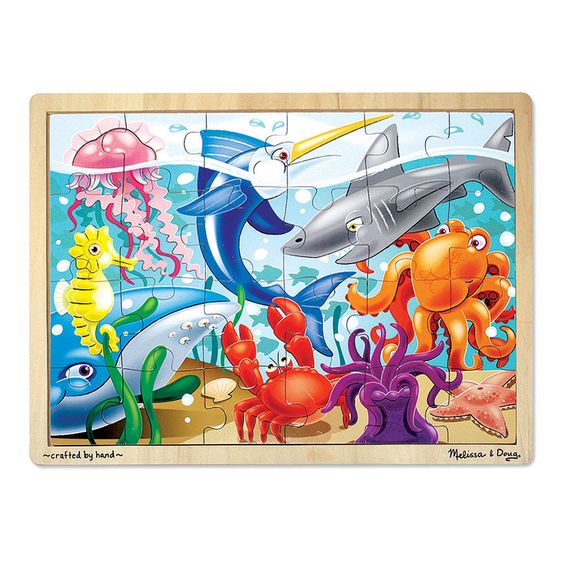 Under the Sea Wooden Jigsaw Puzzle (24 PC)