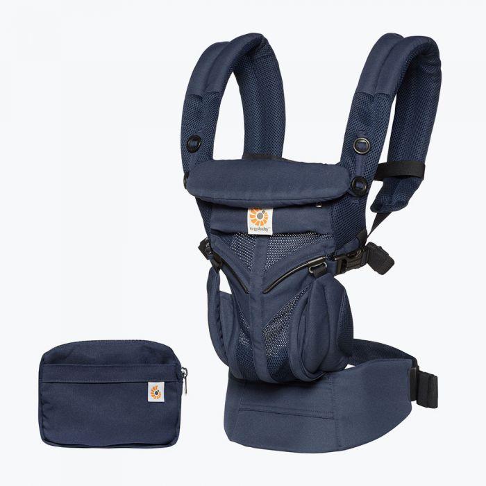 omni 360 baby carrier all-in-one cool air mesh - midnight blue